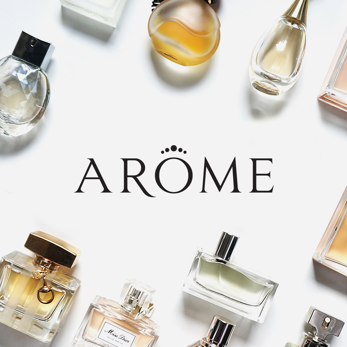 Brand identity for a perfumery store