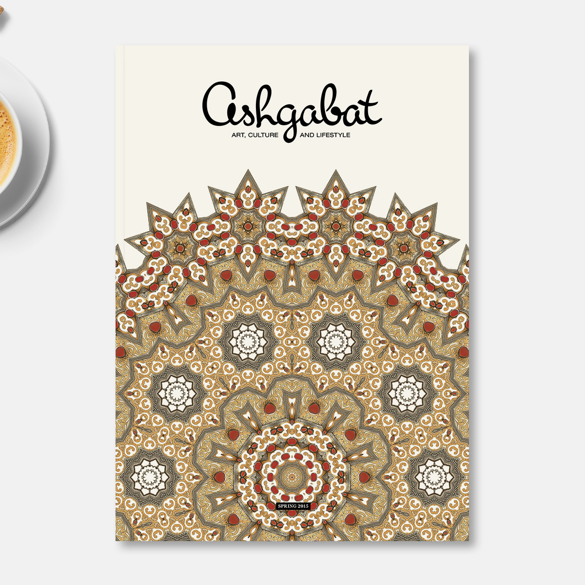 Ashgabat. Design and layout of a good-life magazine