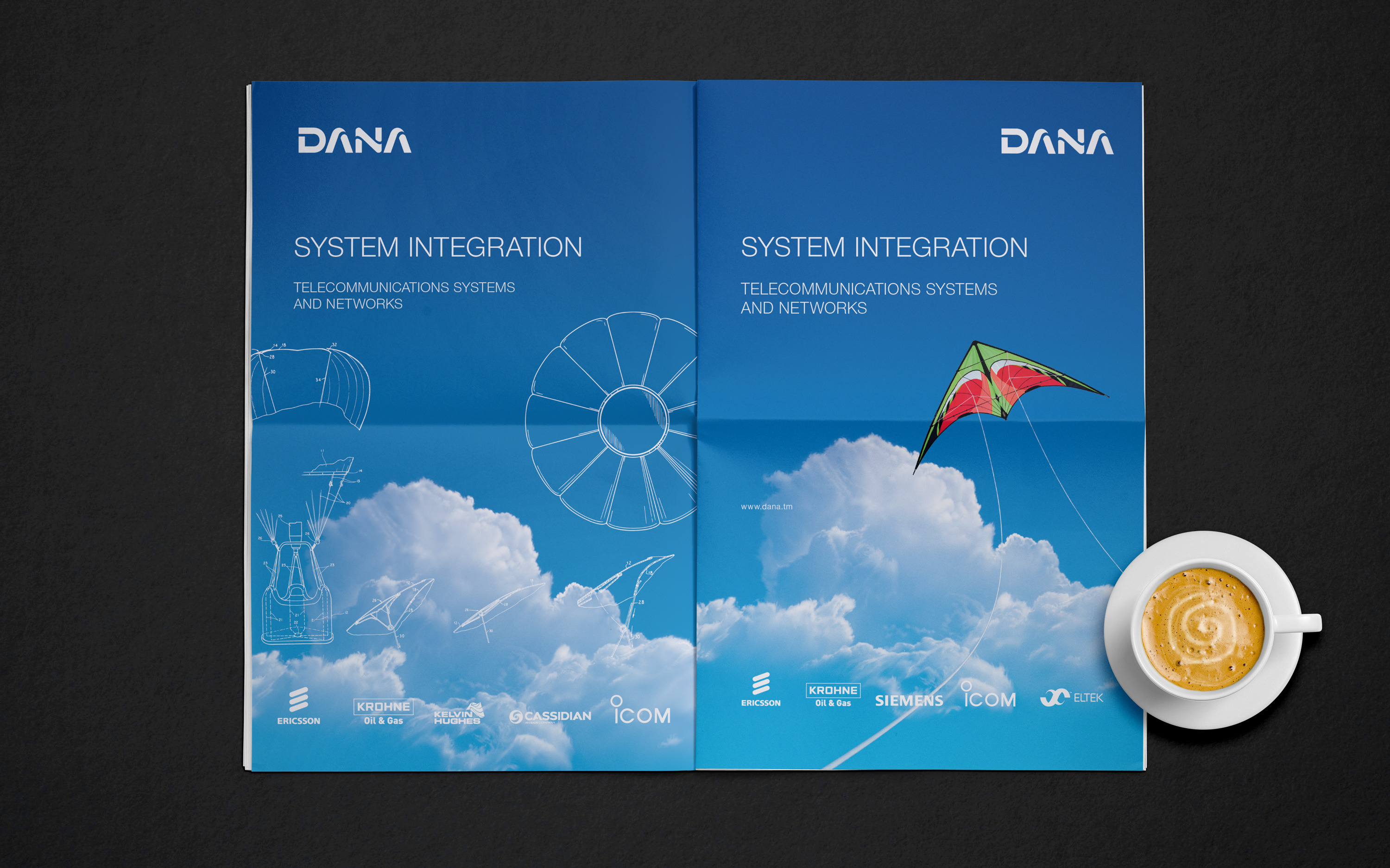 Dana. Brand identity for a tech company