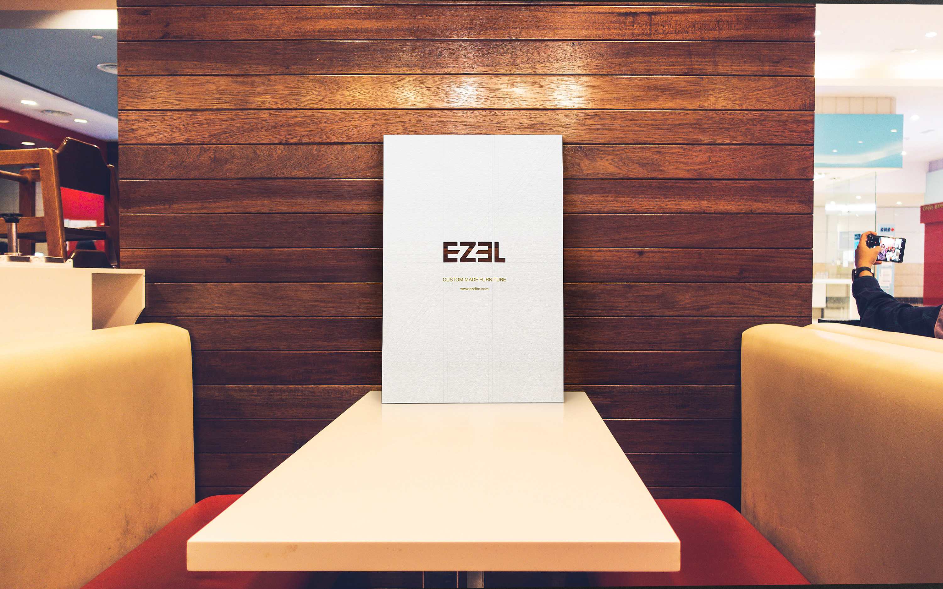 Ezel. Brand identity for a furniture manufacturer