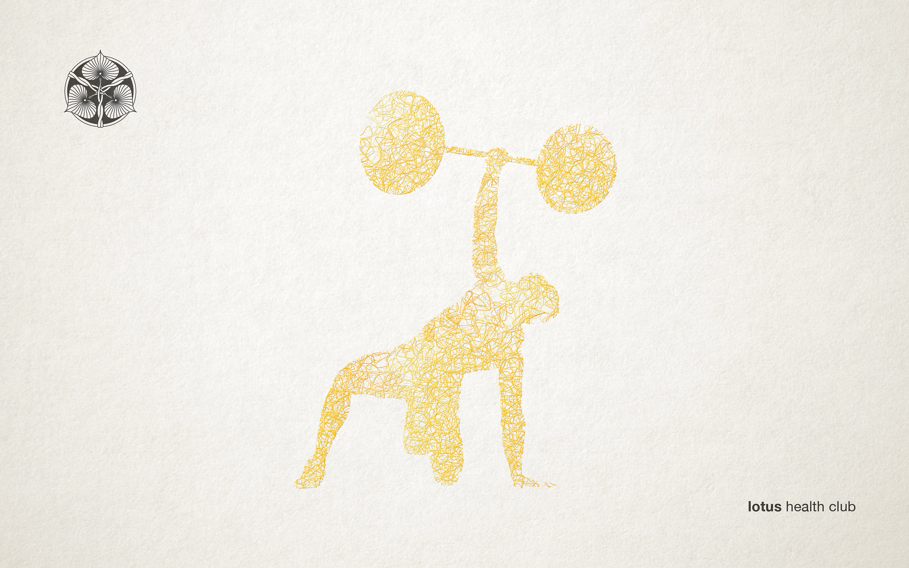Lotus. Brand identity for a fitness club