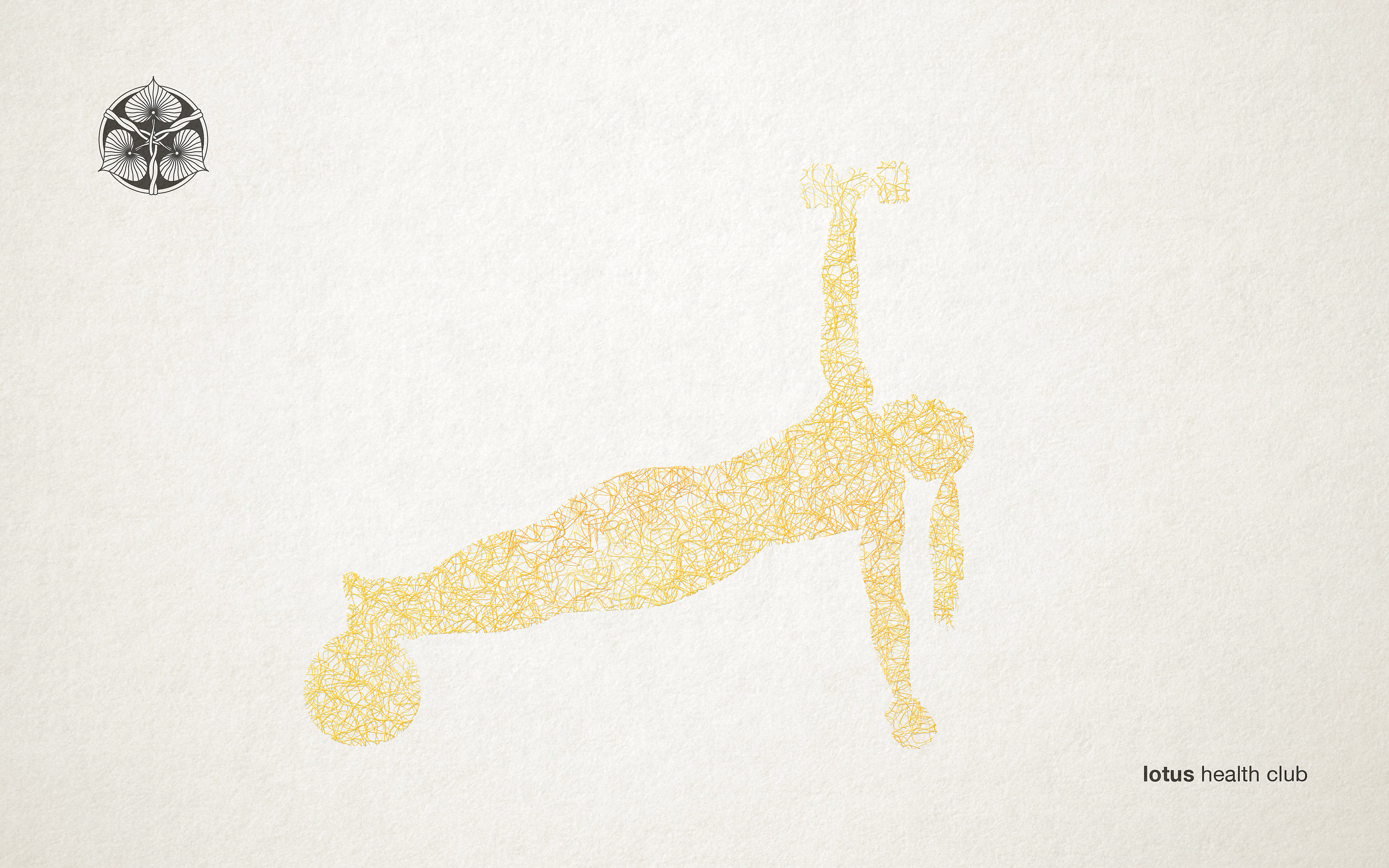 Lotus. Brand identity for a fitness club