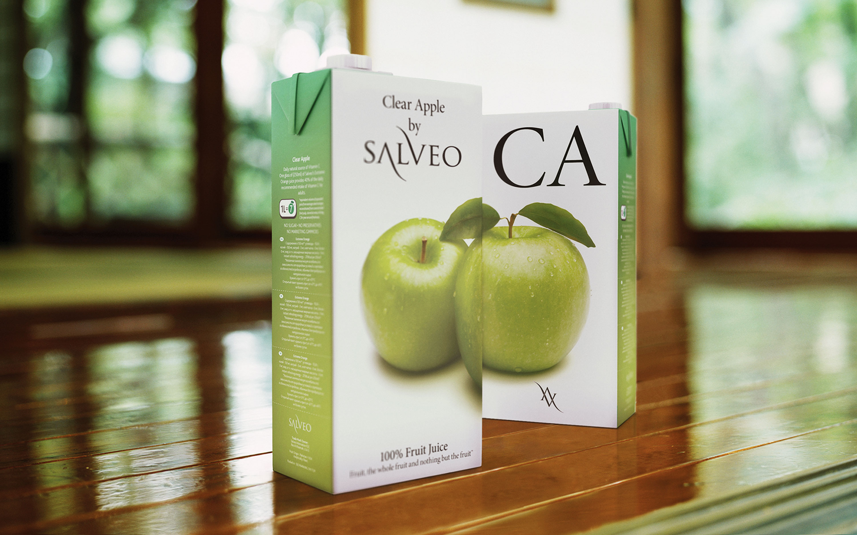 Salveo. Fresh juices packaging design