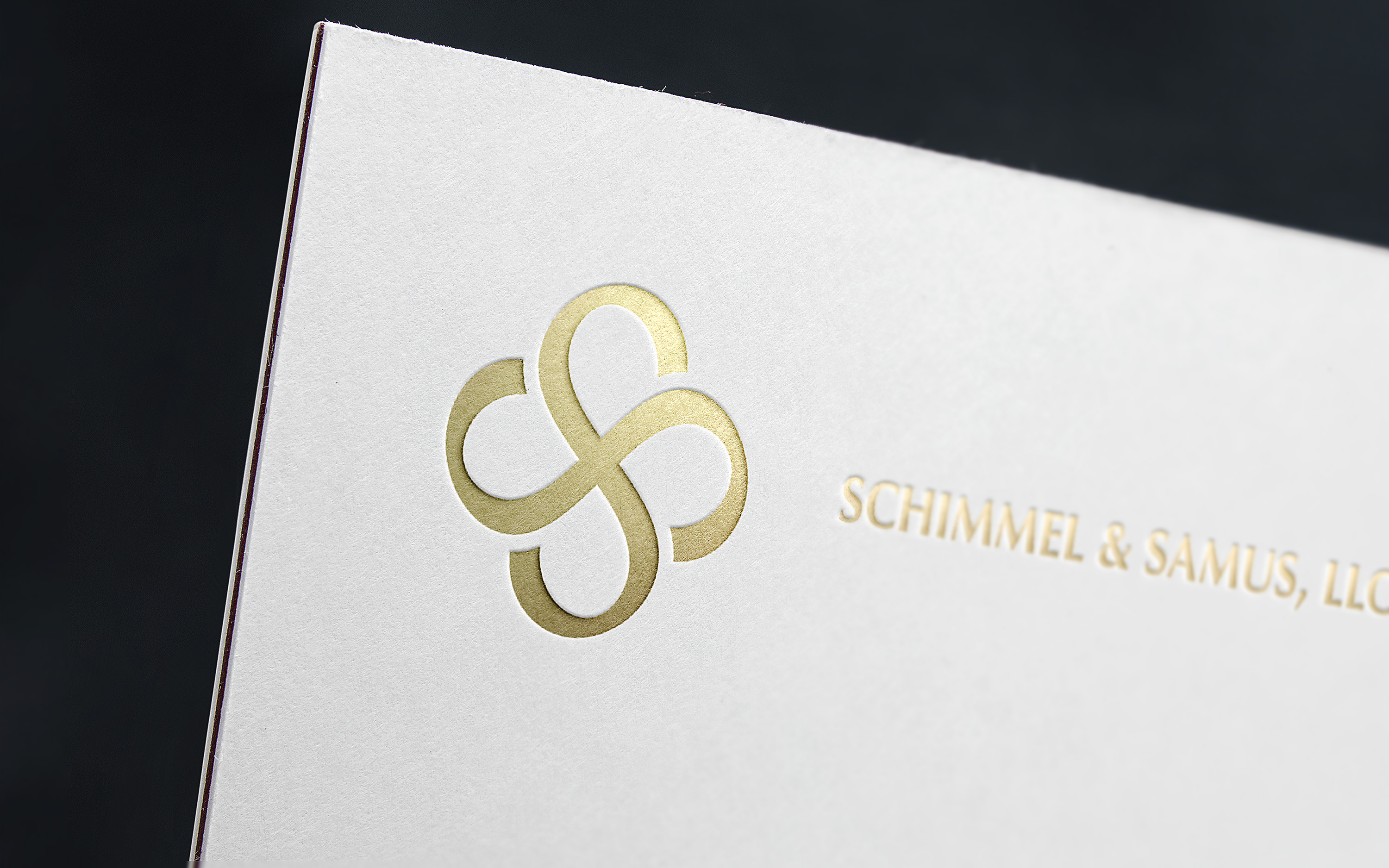 Schimmel & Samus. Logo for a law office