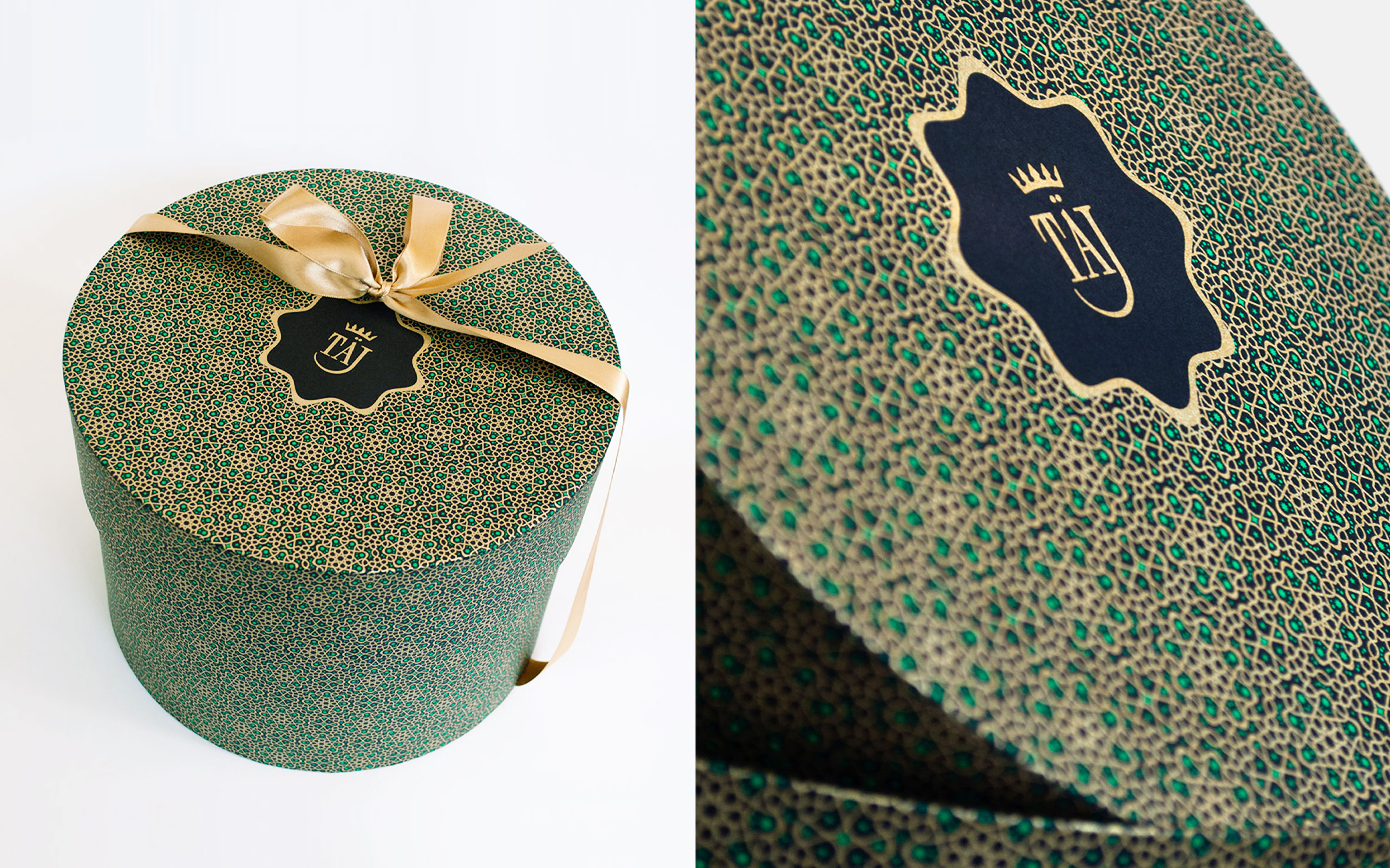 Jewelry gift box. Packaging design for a jewelry company