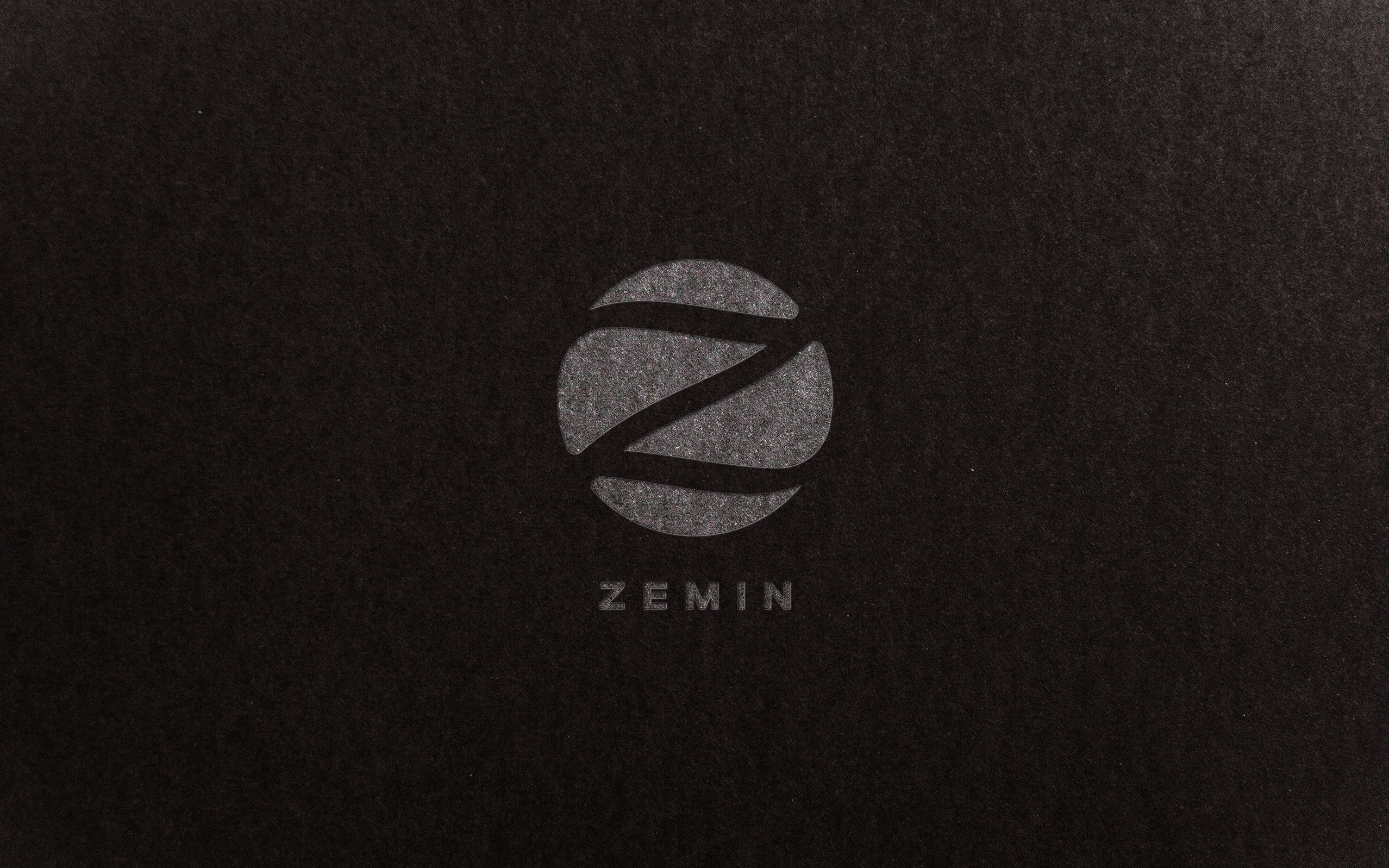 Zemin. Logo for a men's fashion company