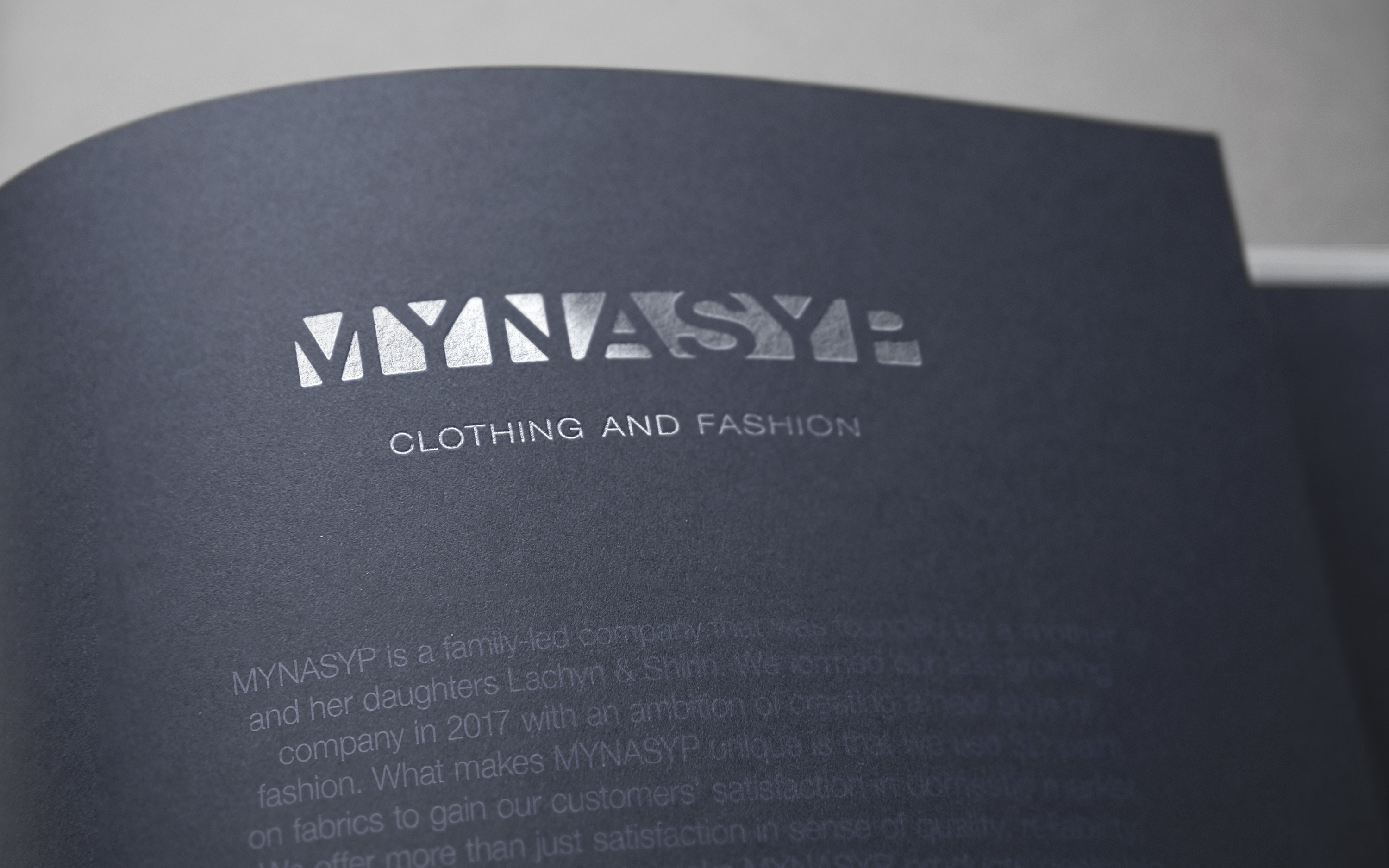 Mynasyp. Fashion Company Branding